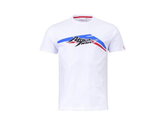 honda t-shirt africa twin weiß 1