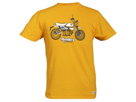 honda t-shirt monkey gelb 1