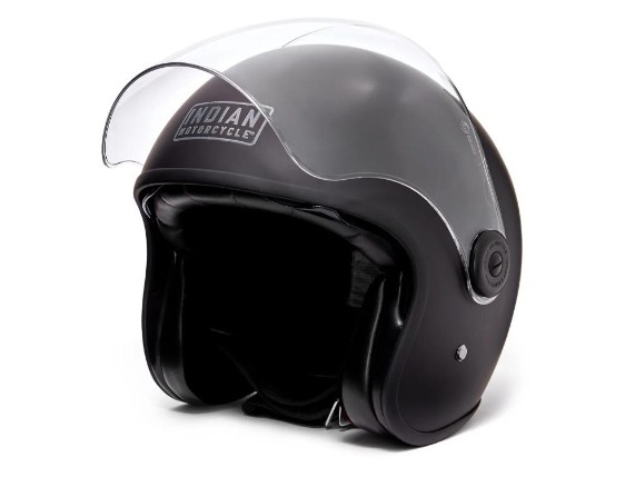 indian helm matte jet black 2
