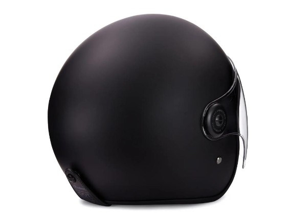 indian helm matte jet black 3