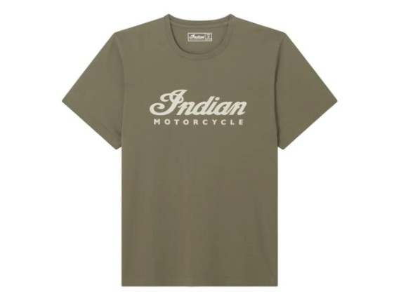 indian t-shirt essential script logo herren 1
