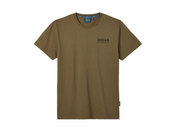 indian t-shirt est 1901 imc khaki herren 1