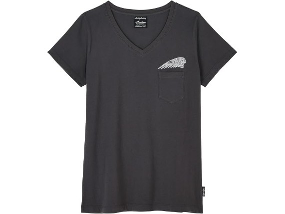 indian t-shirt outline block pocket damen 1