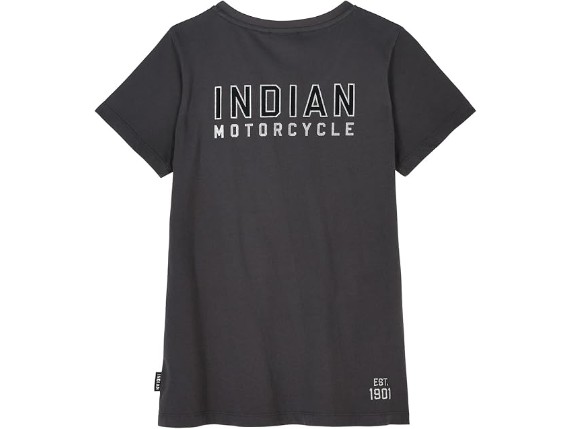 indian t-shirt outline block pocket damen 2