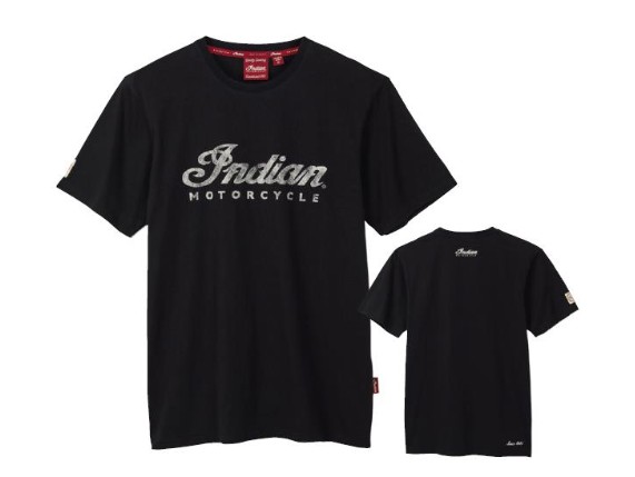 indian t-shirt script logo