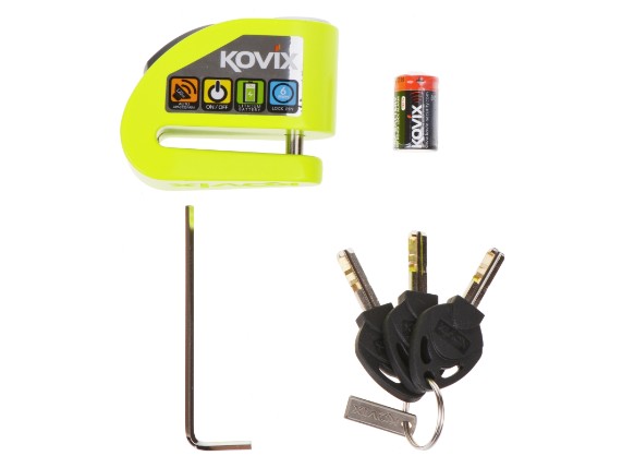 kovix bremsscheibenschloss mit alarm grün 5