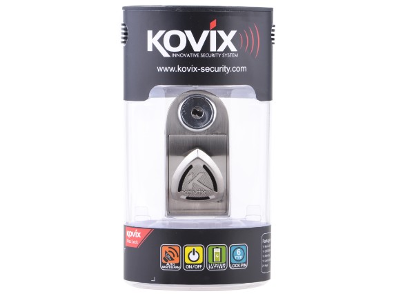 kovix bremsscheibenschloss mit alarm silber 5