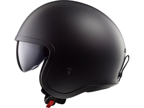 ls2 helm spitfire II solid schwarz matt 2
