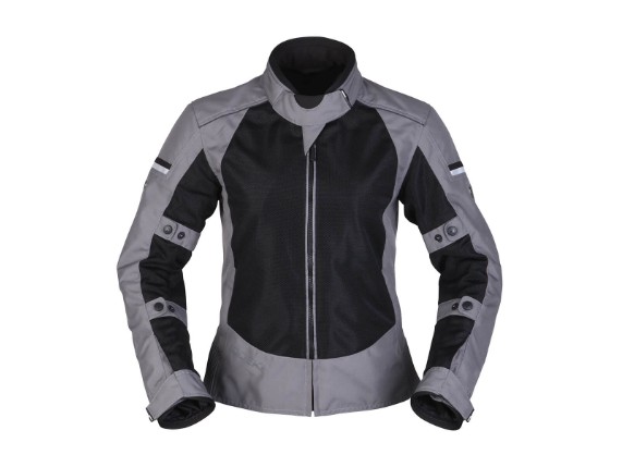 modeka jacke veo air damen grau schwarz 1