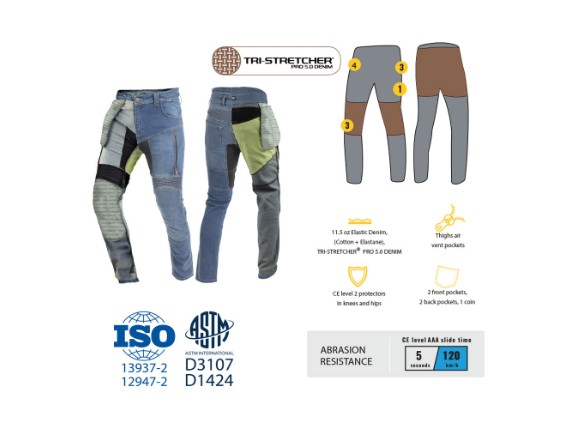 trilobite hose parado doublelayer blau herren 3