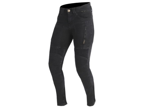 trilobite hose parado jeans monolayer slim fit damen schwarz 2