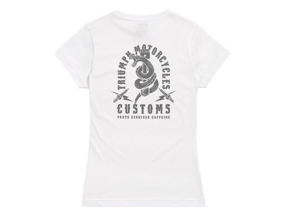 triumph t-shirt snake pitt damen white 2