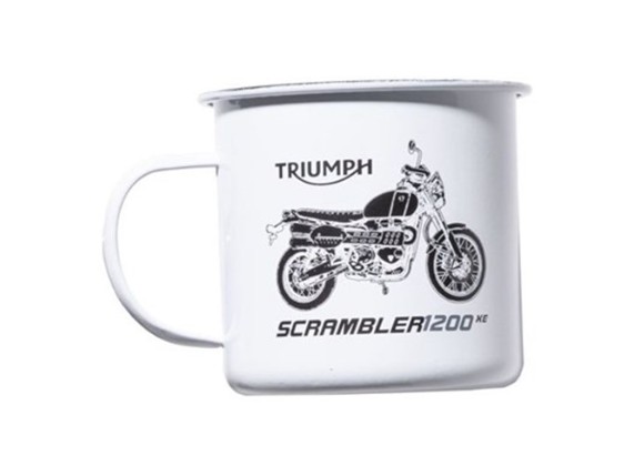 triumph tasse scrambler enamel