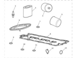 Inspektionsatz Triumph RocketIII 32000 Km