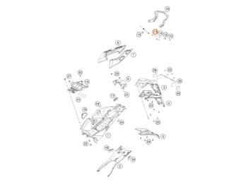 Sechskantschraube mit Außensechskant mit Bund M8X60 ISA40