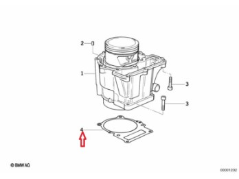 Zylinderfußdichtung BMW F650