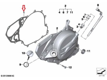 Kupplungsdeckeldichtung BMW F700GS 