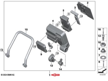 Navigator Halter BMW R1300GS  