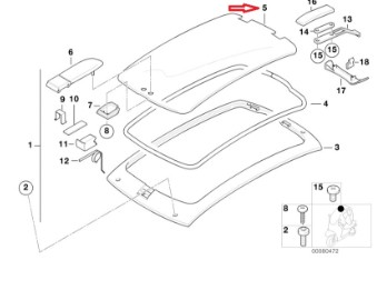 Windschild BMW C1 Hardtop