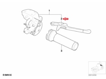 Bremshebel BMW R1150R 01- Versteller
