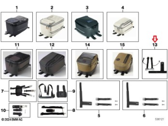 Halter Tankrucksack BMW F900GS