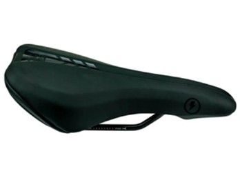 SADDLE - BLACK/BLACK CHEVRON
