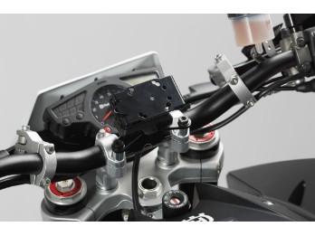 Navi Halter BMW R12 NineT am Lenker