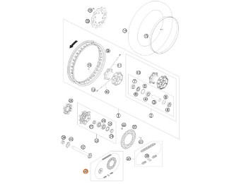 Kettensatz KTM 690 Enduru R