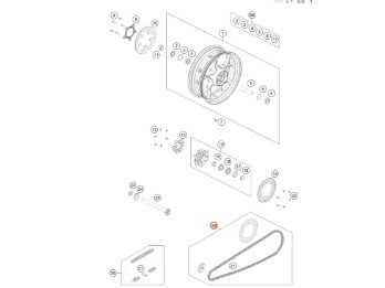 Kettensatz KTM 790 Duke