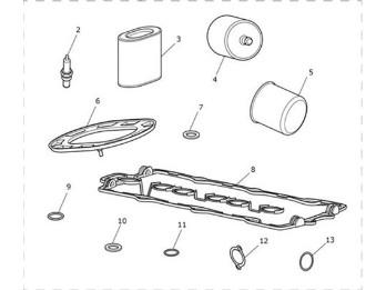 Inspektionsatz Triumph RocketIII 32000 Km