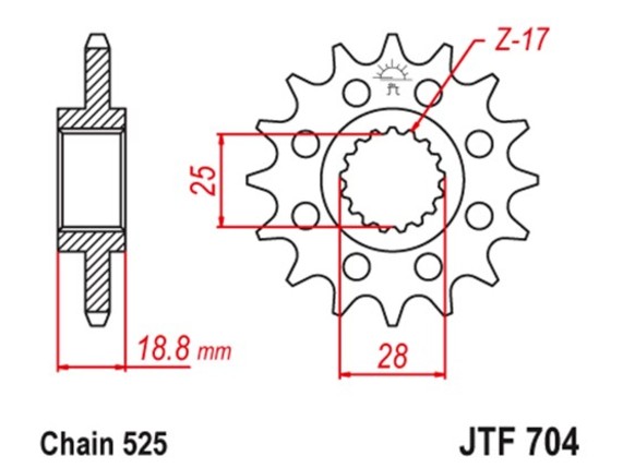 27 71 7 708 479, Ritzel BMW F800GS 08-