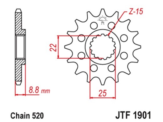 MA 726 08 21, Ritzel KTM