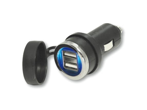 PW 300-304, Doppel USB Stecker 20 mm f, KFZ-Ste