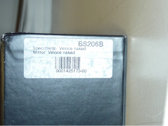 RZ BS206B, Spiegel  Veloce naked