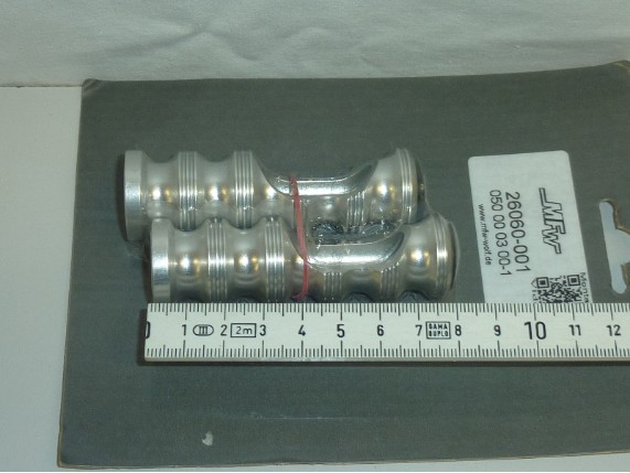 WU 26060-001, Fußraste Master Grip silber