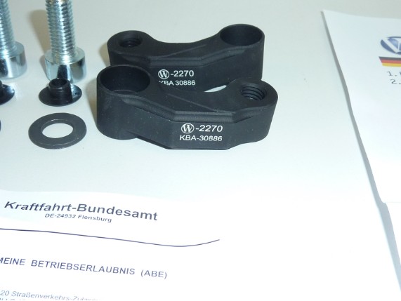 WU 26100-002, Spiegelverbreiterung BMW R1200GS LC