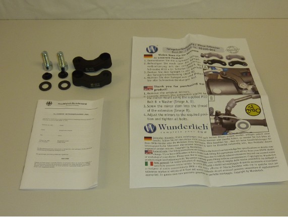WU 26100-002, Spiegelverbreiterung BMW R1200GS LC