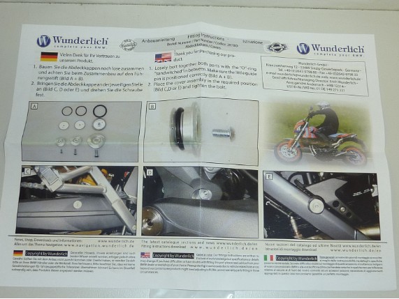 WU 28800-001, Abdeckkung Rahmen BMW