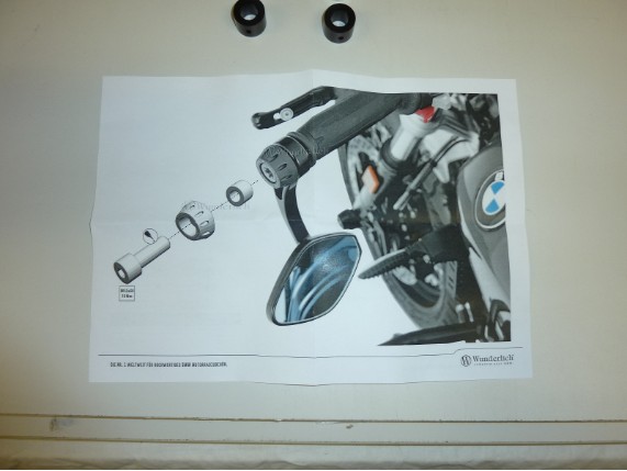 WU 35661-100, Adapter Lenkerendspiegel R nineT