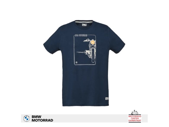 BMW Motorrad T-Shirt Herren - RnineT Blau