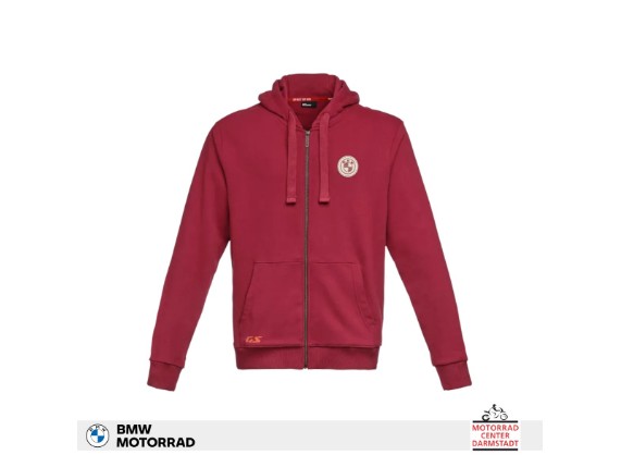 BMW Motorrad ZIP Hoddie - Spirit of GS Rot 1