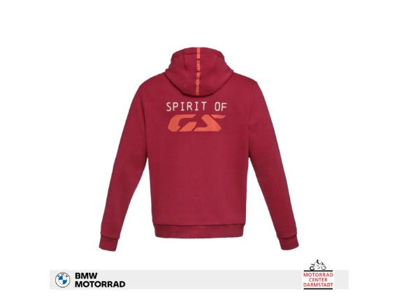 BMW Motorrad ZIP Hoddie - Spirit of GS Rot 2