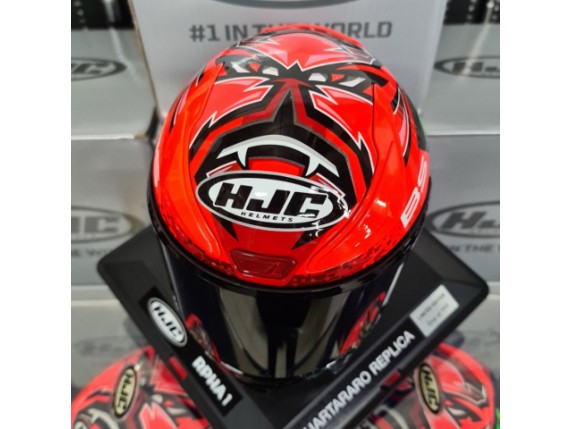 HJC RPHA 1 Miniatur Quartararo Replica Helm (Standmodell) 2