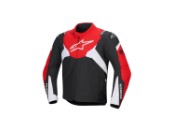 Honda T-Jaws V4 Wasserdicht Jacke - Black Bright Red White