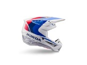 Honda S-M5 Helm ECE - Weiß Blau Rot Glänzend