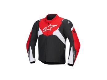 Honda T-Jaws V4 Wasserdicht Jacke - Black Bright Red White