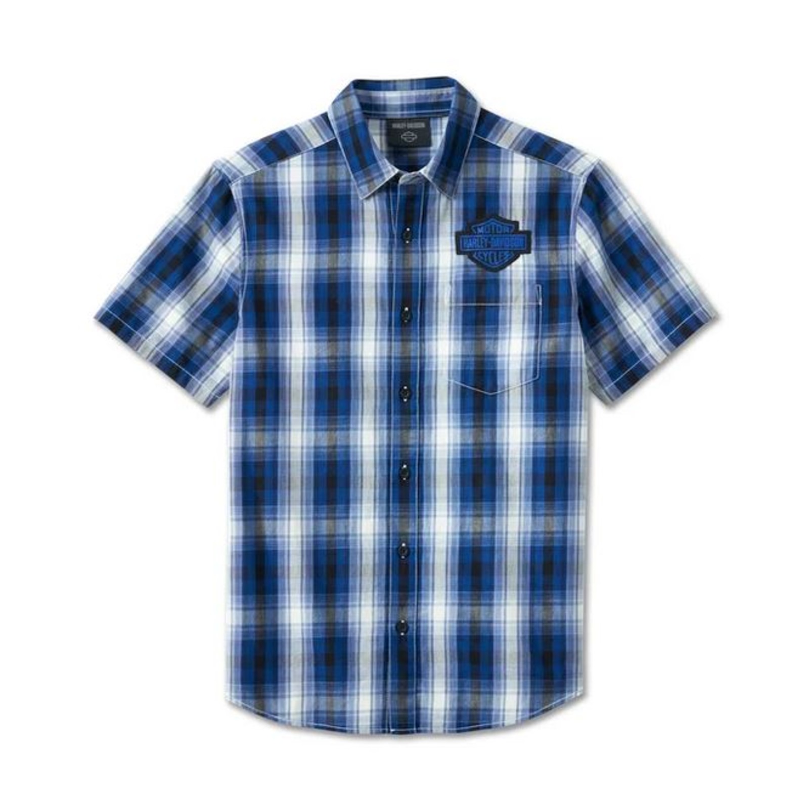 Harley-Davidson® Bar & Shield Short Sleeve Plaid Shirt für Herren 