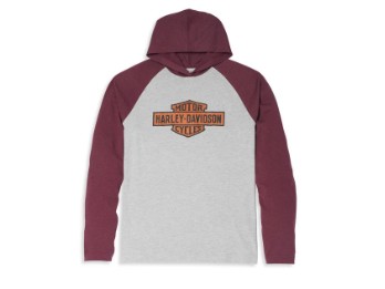 Oil Can Bar & Shield Hooded Graphic Tee Rot