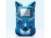 die Rückseite einer Gameboy artigen Handheld Konsole in form eines blauen Fuchses
