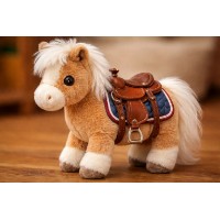 Kleiner Ponysattel für Plüschtier